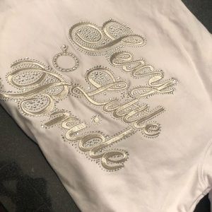 Wedding Sexy Little Bride White Zipper Hoodie 👰🏼